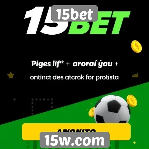 Promoções atuais e bônus do 15bet