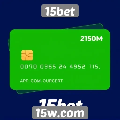Opções de pagamento disponíveis na 15bet